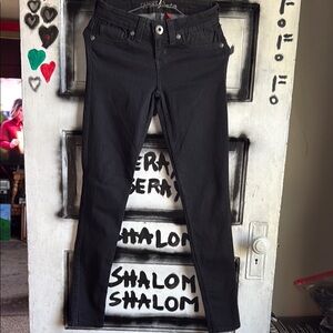 Guess Black Straight Leg Jeans NWOT